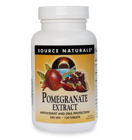 Pomegranate Extract, 500mg, 120 Tablets